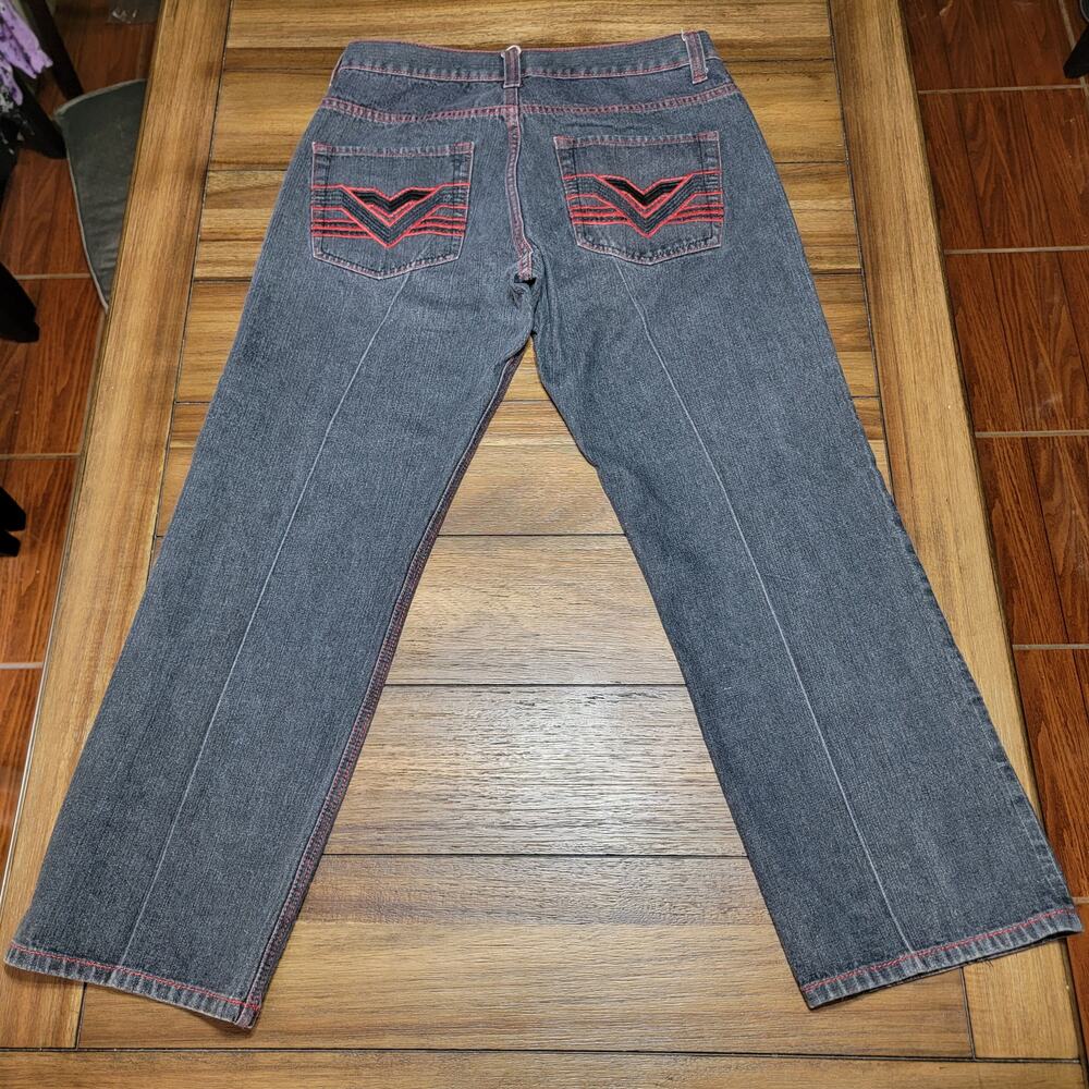 Urban Label Dark Wash Straight Denim Jeans - Size 36